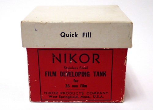 NIKOR KINDERMANN 3163 FILM DEVELOPING TANK for 35mm FILM STRIPS *MISSING CAP* - Picture 2 of 8