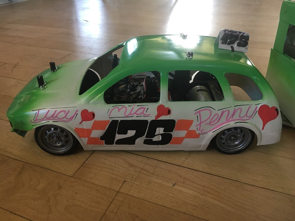 Nissan Almera Banger Racing Body Shell Kamtec Car 1300 Abs Ebay