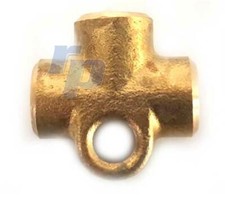 raceparts.cc&reg; T-St&uuml;ck M10x1 mm, B&ouml;rdel F, 4,75 mm Bremsleitung, Bremsrohr