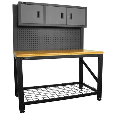 homak security gs00659031 reloading bench in gray ebay