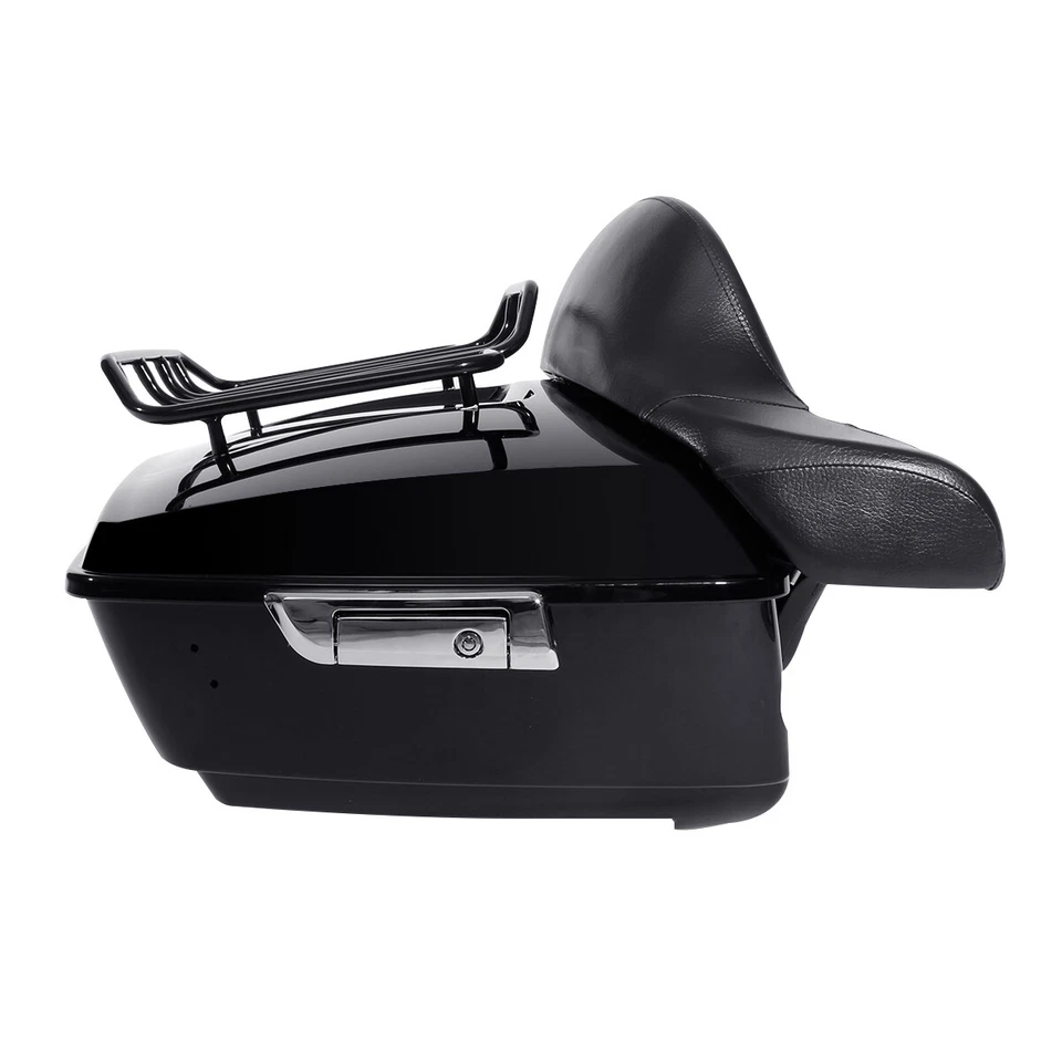 Maletero King con placa base de almohadilla de respaldo superior apto para Harley Touring 2014-2025 Foto 2 de 4