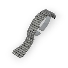 24mm Stainless Steel Silver Color Watch Bracelet For Breitling Rouleaux Bullet