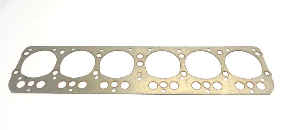 JUNTA DE CABEZA DE ACERO VICTOR 1656 GMC 2070854 CON MOLDURA DE COBRE 1939-1942 GMC 361-451 Foto 4 de 4