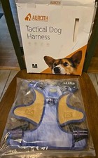 Auroth Tactical Dog Harness for Med. Dogs No Pull Adjustable Pet Harness NIB