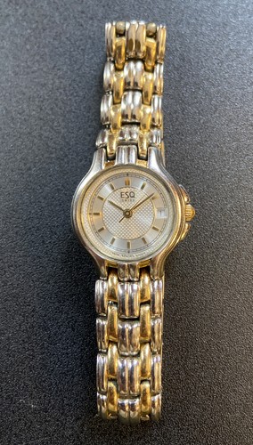ESQ Esquire Swiss Watch Gold \u0026 Silver 