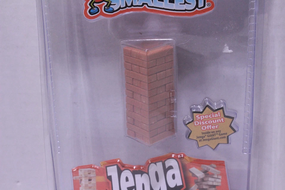 World's Smallest JENGA Block Tower Stacking Game Under 2.5" & 39 Pieces NEW - Image 2 of 4