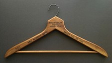 Vintage Wood Clothes Hanger Auditorium Hotel Denver Colorado