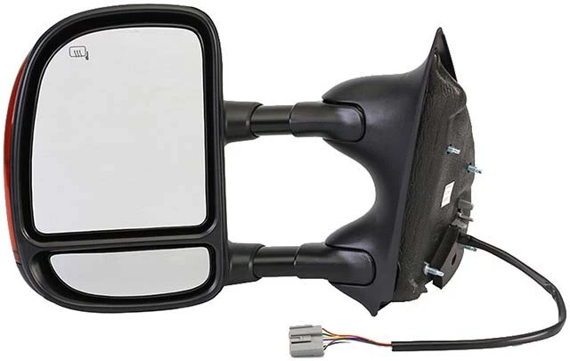 Mirror For 2003-2007 Ford Super Duty Truck F250 F350 Turn Signal Textured Left - Image 2 of 4