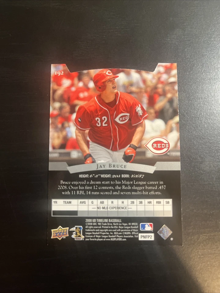 2008 Upper Deck Timeline - #192 Jay Bruce (RC) - Image 2 of 2