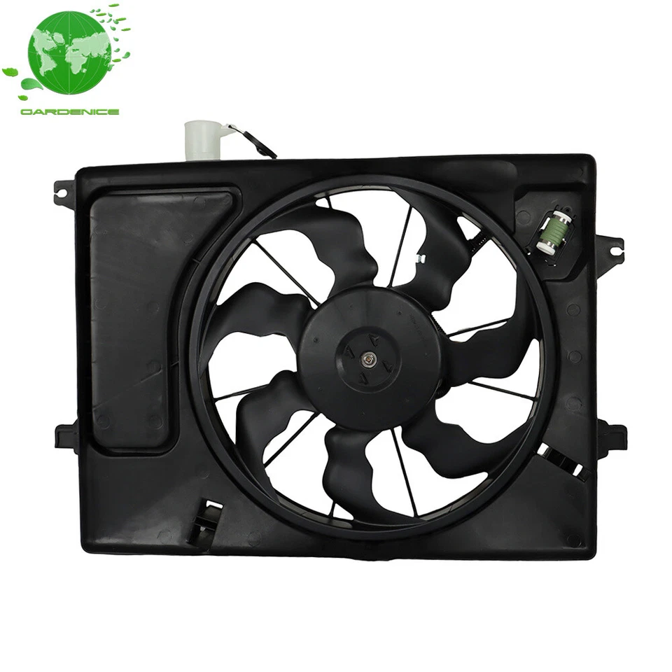 Conjunto de ventilador de refrigeración del radiador para Hyundai Elantra GT 2011 2012 2013 Foto 3 de 4