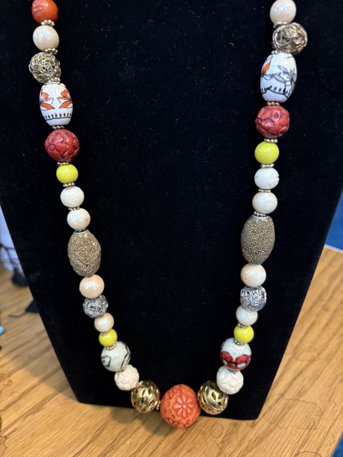 assorted multicolored beads, statement piece, nec… - image 9