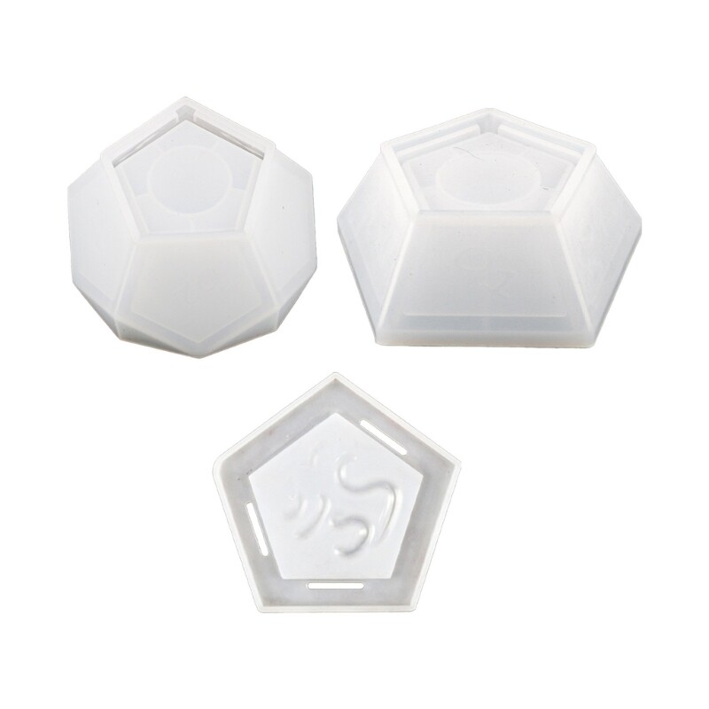Dices Shape Silicone Mold Epoxy Resin Mold DIY Jewelry Box Mold