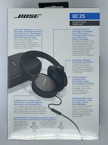 Bose QuietComfort 25 QC25 Noise Canceli Ear-Cup Headphones Apple Android Samsung - Picture 4 of 34