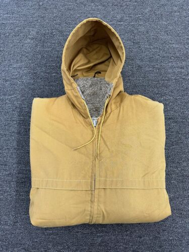 Vintage Martin of California ~ Full Zip braune gefütterte Kapuzenjacke ~ Gr. 46 - Bild 3 von 14
