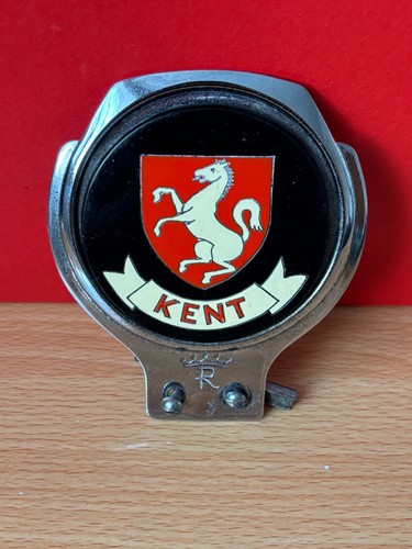 Vintage 1960s Kent Car Badge