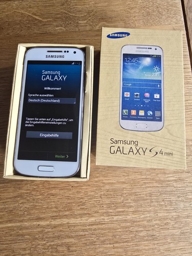 Samsung  Galaxy S4 mini GT-I9192 - 8GB - Weiss mit OVP