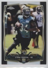 2014 Topps Chrome Black Refractor 123/299 Storm Johnson #134 1v7