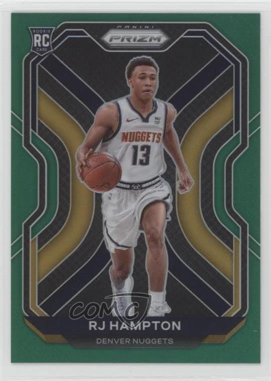 2020-21 Panini Prizm Green Prizm RJ Hampton #286 07ui