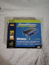 Cisco Linksys WRT54GS Wireless-G Broadband Router with Speedbooster