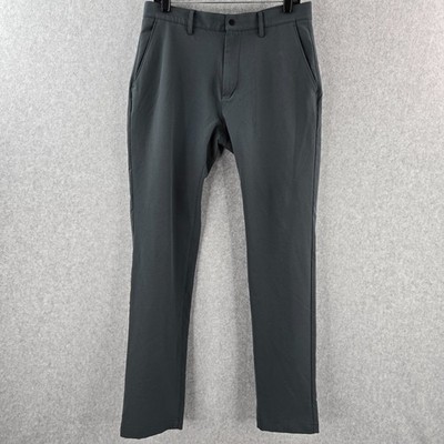 Huckberry Proof Nomad Pants Mens 32x32 Gray Performance Chinos Stretch Golf