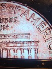 1989  penny  (No mint mark)  Wide AM With Errors Nose/Columns  — photo 5