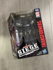 BNIB Transformers Shockwave WFC-S14 Siege War for Cybertron Leader Class SEALED