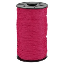 Polyester Macrame Cord 3mm x 131 Yards Crochet Braided Rope Yarn Rose Red