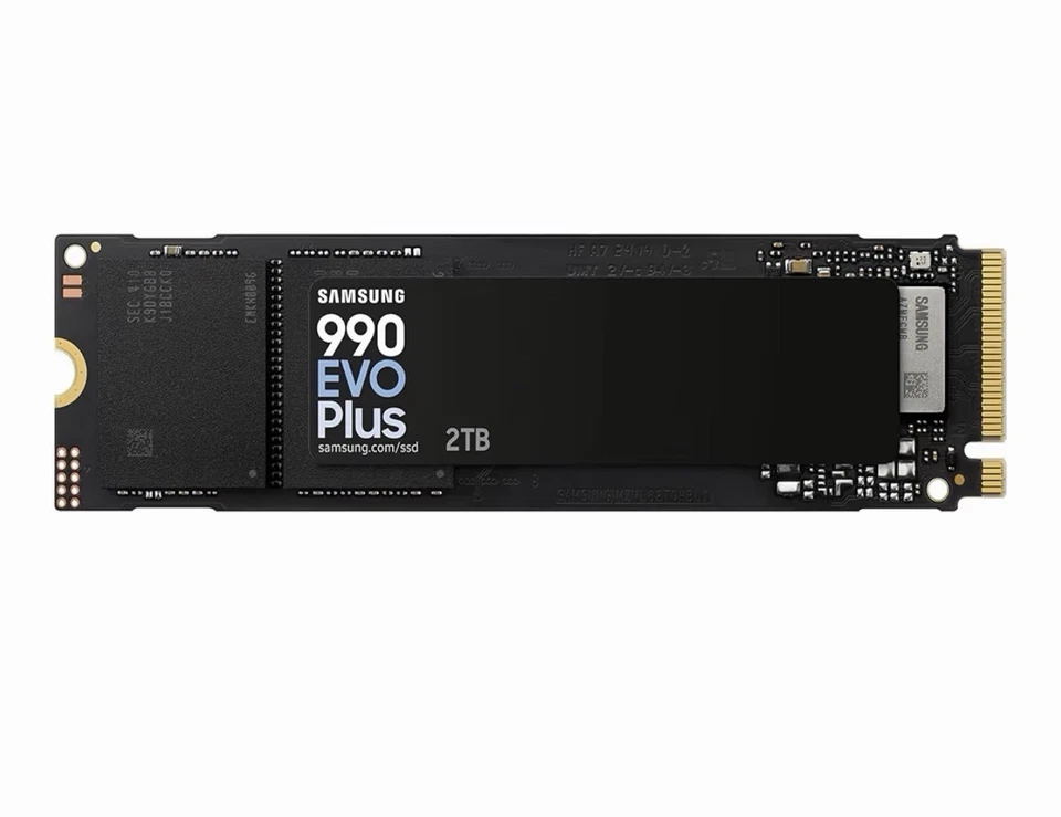 Samsung 990 EVO Plus SSD 2TB, PCIe Gen 4x4, Gen 5x2 M.2 - MZ-V9S2T0B/AM - NEW - Image 2 of 4