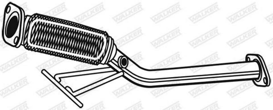 WALKER 08998 Tubo de escape para VOLVO V70 II (285) S60 I (384) S80 I (184) - Imagen 3 de 4