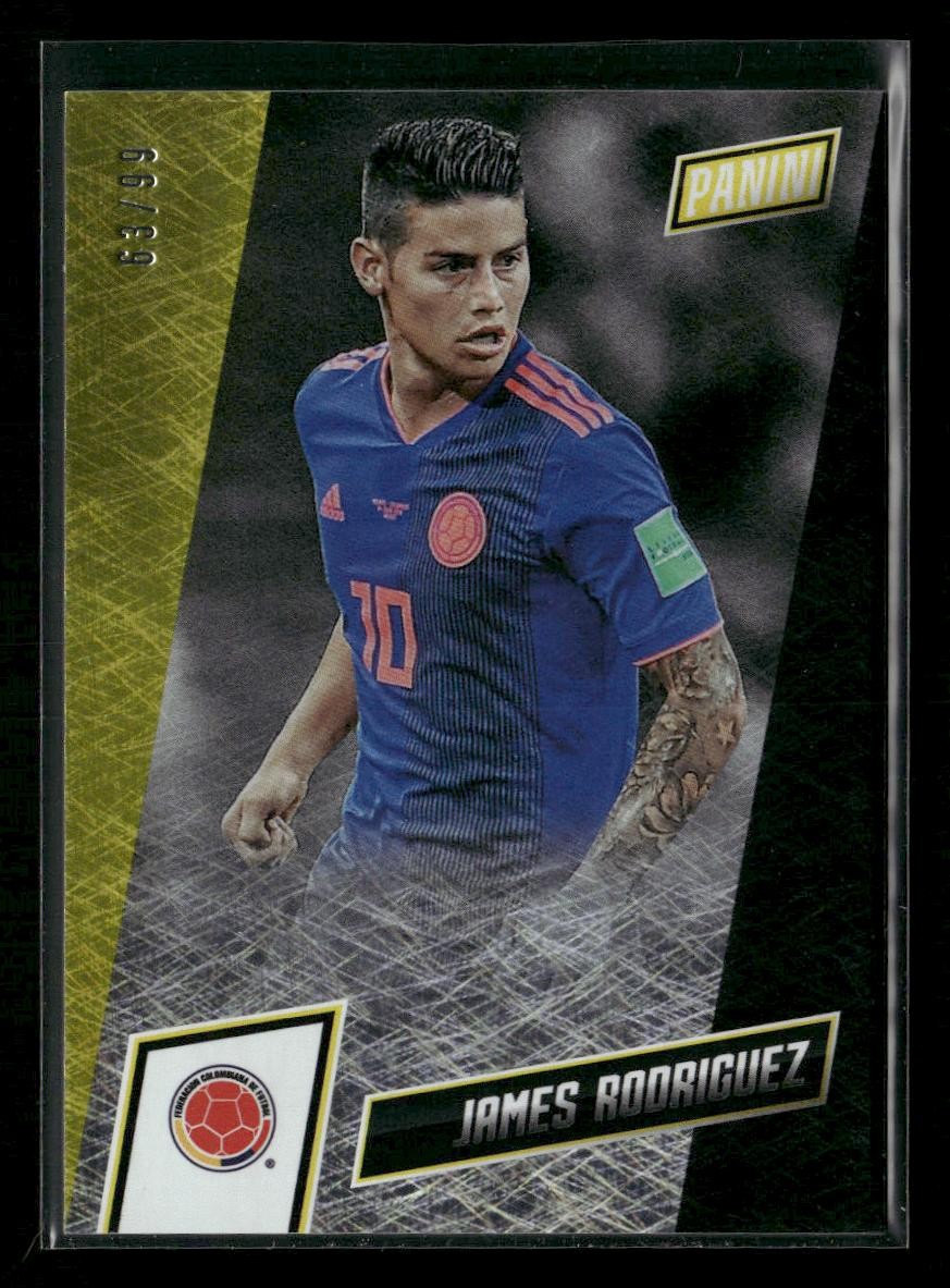 2019 Panini The National #73 James Rodriguez Magnetic Fur #/99