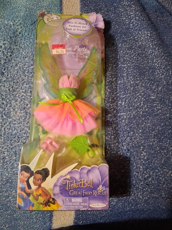  Vintage Lot Of 2 Disney Fairies GREAT FAIRY RESCUE GARDEN And Surprise Party 