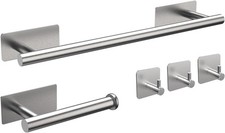 Ibergrif M34452A Set Porta Asciugamani Da Bagno, Contiene Porta Asciugamani Ades