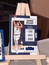 2021-22 PANINI CHRONICLES Game Ticket Blue NIKOLA JOKIĆ 47/49 plus 2 card bundle