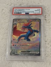 2025 POKEMON JTG EN-JOURNEY TOGETHER #187 SALAMENCE EX PSA 10 GEM MT on eBay