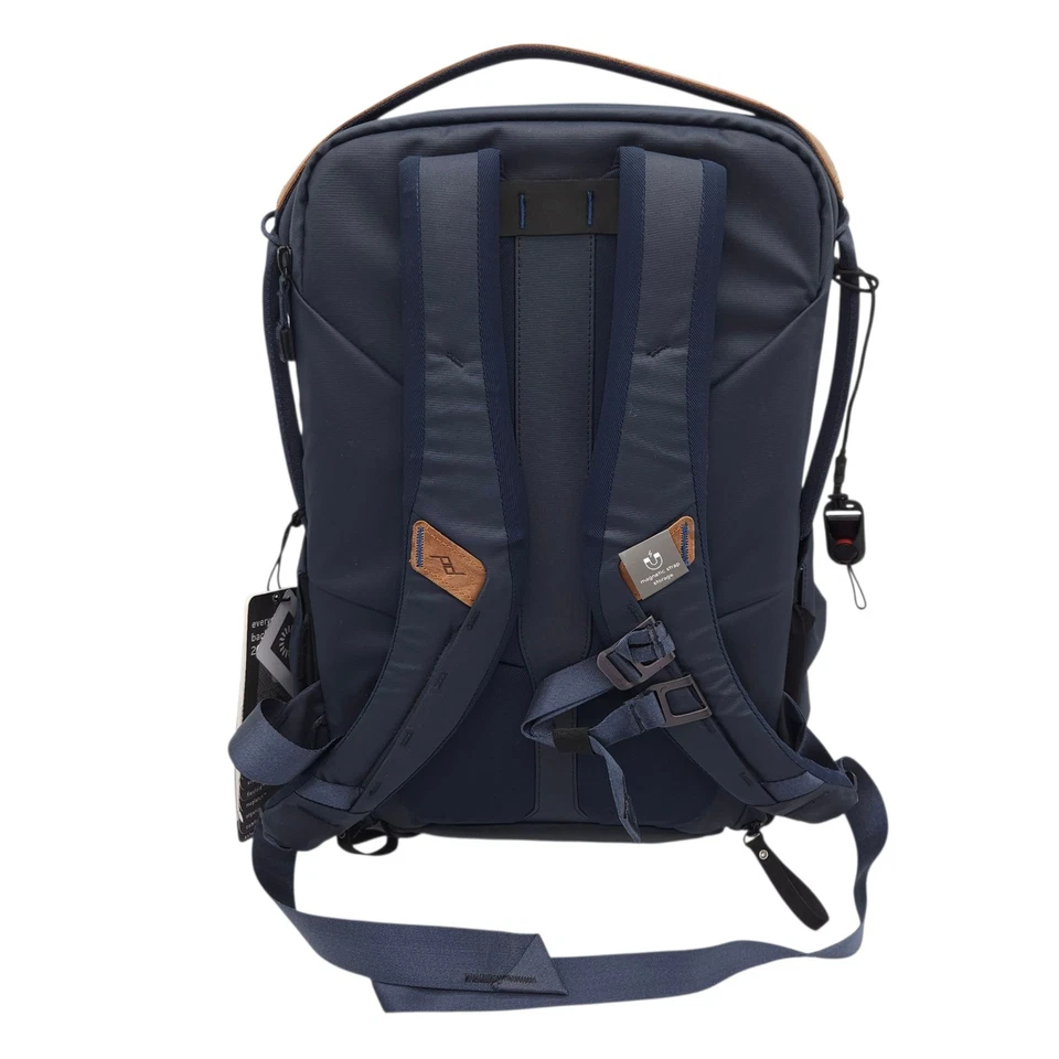Peak Design Everyday Backpack 20L Midnight Blue 15" Laptop Carry Bag Magnetic - Image 4 of 4