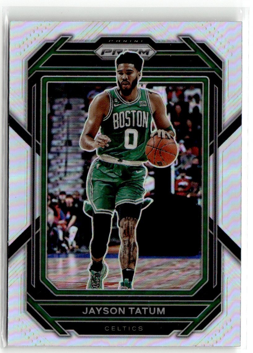 2022-23 Panini Prizm Silver Prizm Jayson Tatum #17