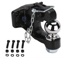 Pintle Hook 2-516 Hitch Ball Combo 10 Ton Fits Military Receiver 12000 Lb