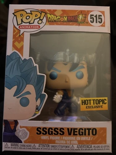 Funko Pop! Vinyl: Dragon Ball Z - SSGSS Vegito - Hot Topic (HT) (Exclusive) #515