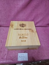 Monfortino 2013 Giacomo Conterno cassa di legno vuota da 3 bottiglie 