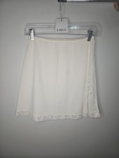 Vintage Maiden Form White Half Slip Lace Detail Size Medium