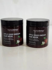 2 Apple Cider Vinegar Hair Mask  Argan Oil For Dry Damaged Hair Split Ends 10 oz