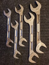 5 Vintage Large Snap-on Angle Wrenches 78 1516 1 1 14 1 516 Patina