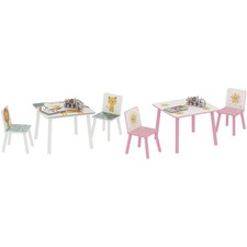 AIYAPLAY Set 2 Sedie e Tavolo per Bambini da 3-8 Anni