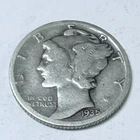 1935 S MERCURY DIME - 90% SILVER - Circulated US Coin #6458