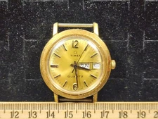 Vintage Timex Q Men's Watch Does Not Work/Run Parts/Repair Only