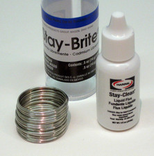 11000 SBSK Harris Stay-Brite Silver Bearing Solder Stay Clean Liquid Flux Kit