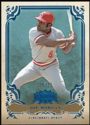 2013 Topps Triple Threads JOE MORGAN #52 Reds SAPPHIRE Blue Serial 20/25 MVP HOF