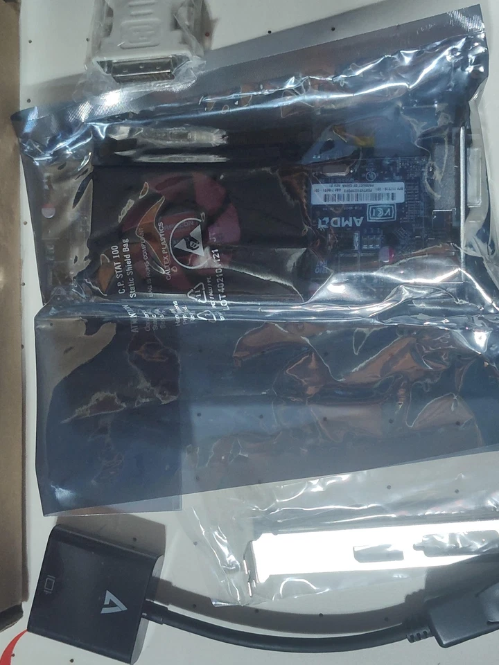 HP AMD Radeon HD 8490 Graphics Card New E1C64AT PCIe DVI DisplayPort Adapter - Image 4 of 4