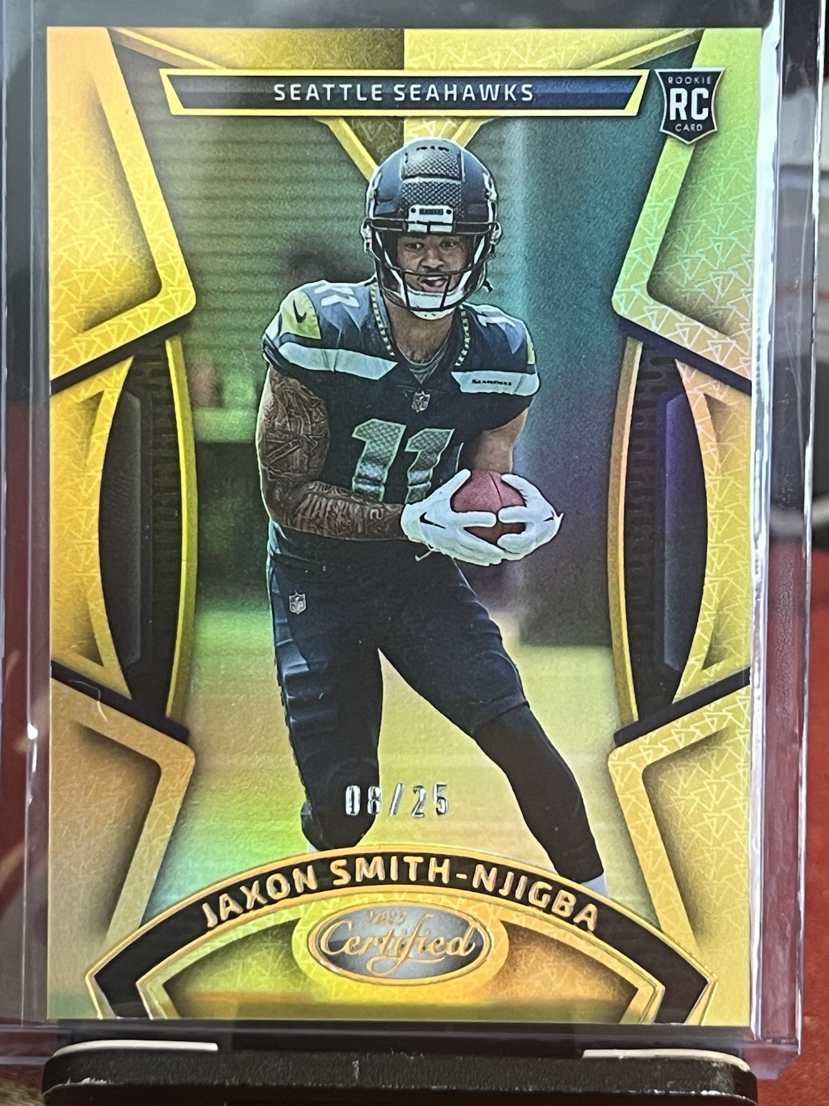 2023 Panini Certified - /25 Rookies Jaxon Smith-Njigba #112 Mirror GOLD🔥📈JSN