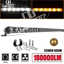 32 Slim Led Light Bar Strobe Amber White Combo Offroad Atv Suv Utv 4wd 30 32 Slim Led Light Bar Strobe Amber White Combo Offroad Atv Suv Utv 4wd 30